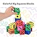 Kicko | Foam Dice Set - 6 Assorted Large Sided Dice - Colorful Big Square Blocks - Ideal Gift for Children - Math Educational Toys - Suitable Pastime Toy, Party Favors, and Party Supplies (24 Pack)
