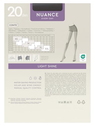 Image of Conte Nuance 20 Denier Sheer Pantyhose for Women, Nylon Tights