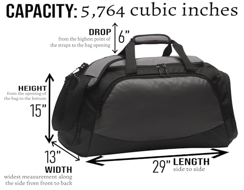 Personalized Football Bag with Cleat Compartment