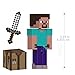 Mattel Minecraft Action Figure & Accessories 2-Pack with Steve in 3.25-inch Scale, Collectible Toy Set
