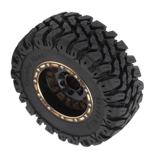 Conjunto de Pneus de Borracha Com Aro de Latão de Roda RC 1 18 1 24 Modelos Aumenta a Estabilidade p