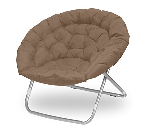 Urban Shop Oversized Saucer Chair, Khaki