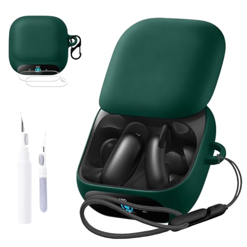 Soundcore Liberty 5 Pro�P�[�X�J�o�[ NOUKAJU �C���z���ی�J�o�[(�J���r�i+�X�g���b�v+�N���[�j���O�y��+�X�N���[���v���e�N�^�[2�p�b�N�t��)�����h�~�ASoundcore Liberty 5 Pro�p�X�N���[���v���e�N�^�[(�O