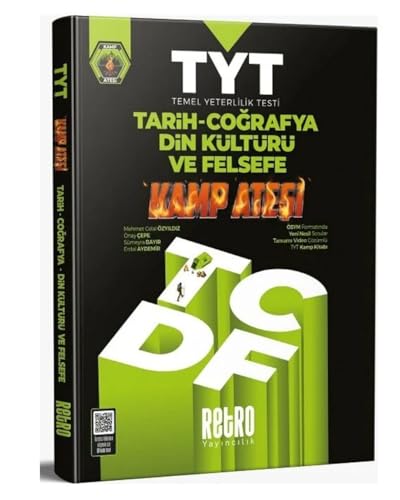 Retro YKS TYT Tarih Coğrafya Din Kültürü ve Felsefe Kamp Ateşi Soru Bankası Çözümlü Retro Yayınları