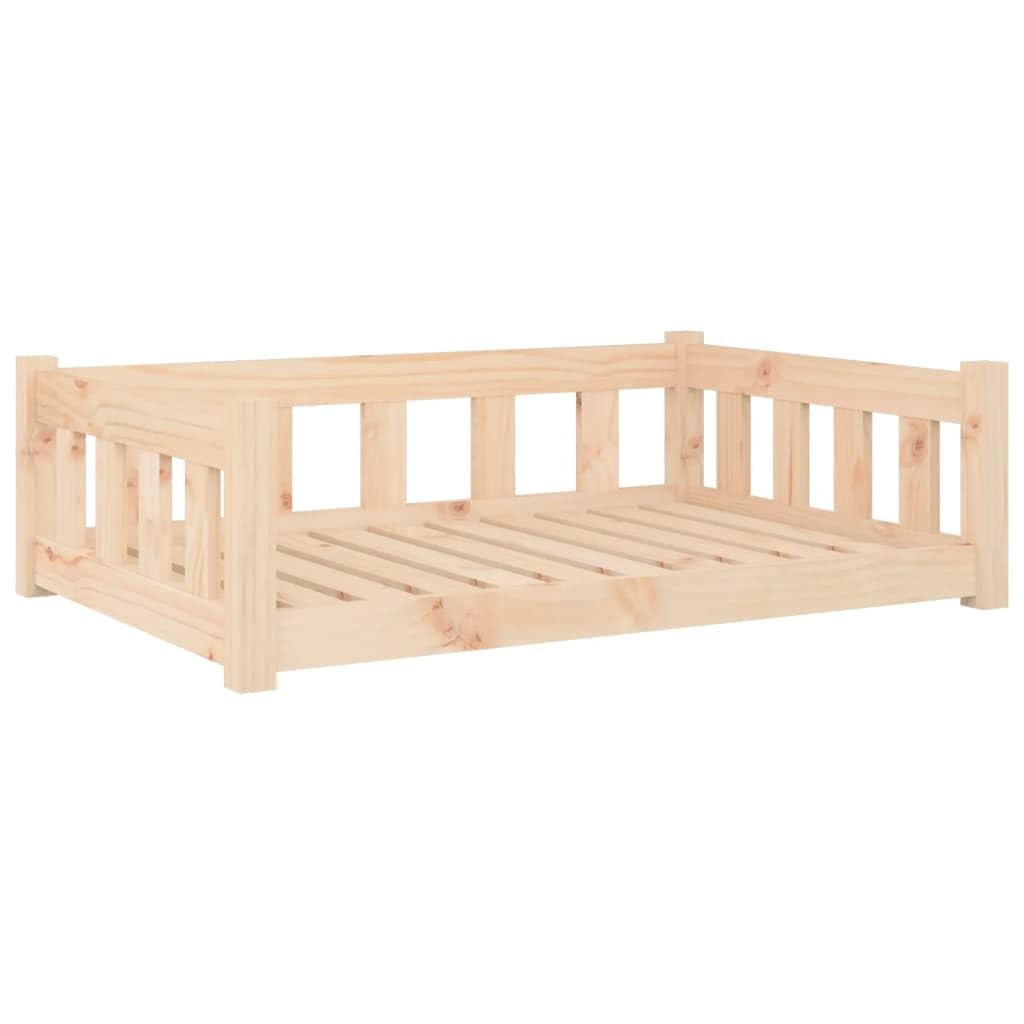 vidaXL Dog Bed, Pet Bed for Indoor Home, Dog Sofa for Large Small Animals, Wooden Dog Bed Frame Kennel Puppy Bed Couch, Solid Wood Pine โ image 1