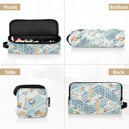 Bolsa de viaje 2 en 1 para planchas y rizadores con almohadilla resistente al calor impermeable miniatura 5