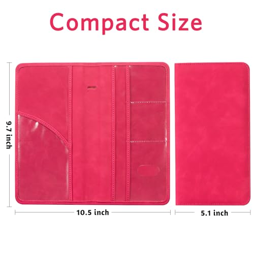 Image of CoBak Car Registration and Insurance Holder | Vehicle Glove Box Organizer, Auto Truck Compartment Document Case with Magnetic Closure for Insurance & Driver License