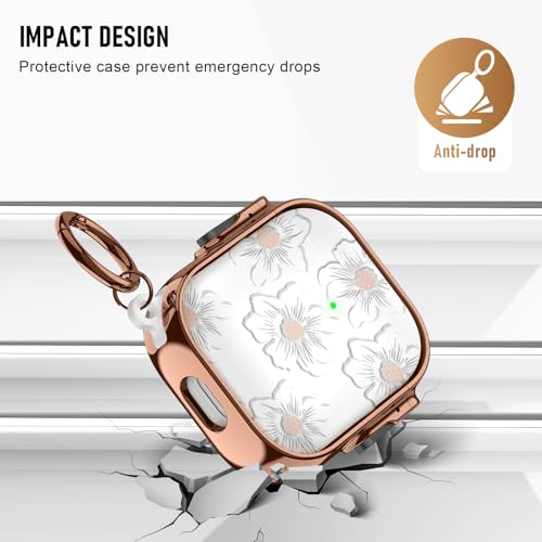 Image of for Apple Airpods 2nd Generation Case,Soft Shockproof Airpods 2 Case Cute Cover for Girls Women with Keychain for Airpods 2nd /1st Cases with Lock,Morning Glory