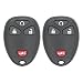 Keyless2Go New Keyless Entry with Remote Start Car Key Fob for Select Vehicles With 15114374 KOBGT04A (2 Pack)