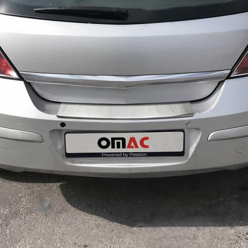 Protection pare-chocs arrière Opel Astra J Hatchback 2009-2015 en inox brossé OMAC