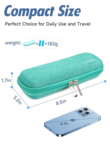 Image of YOUSHARES Portable Insulin Cooler Travel Case - TSA Approved Diabetic Medication Cooling Bag, EVA Insulated Organizer for Epi Pens, Refrigerated Diabetes Supplies Carrying Storage Kit with 2 Ice Pack