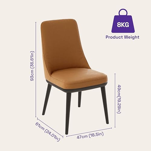 Image of Wakefit Kova Dining Chair - Robin Tan