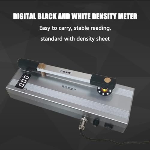 Medidor de densidad de transmisión, probador de densidad portátil para película en blanco y negro, mide valores de densidad y diferencias, herramienta esencial para fotógrafos