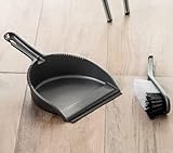 Addis Housewares Dustpan and Soft Brush Set, Metallic Silver - Image 5