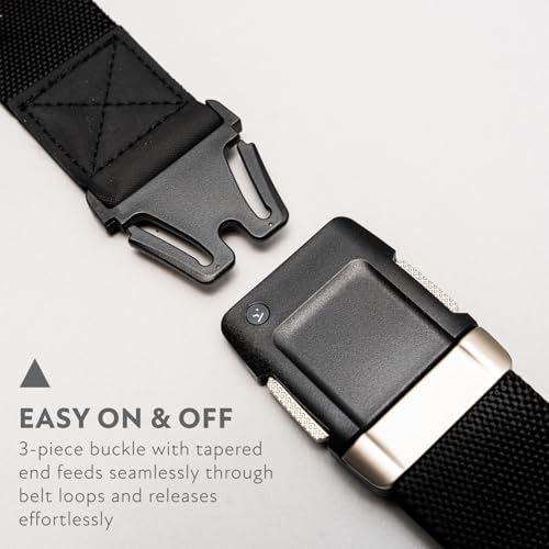Image of Arcade Belts Motion Lightweight Stretch Belt, Unisex | For men and women, purposed elastic webbing, micro adjustable buckle, for casual, work, dress, travel