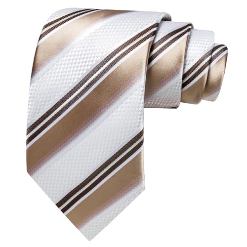 Image of Barry.Wang Mens Tie Set Plaid Check Neckties Formal Business Wedding Luxury Pocket Square Cufflinks