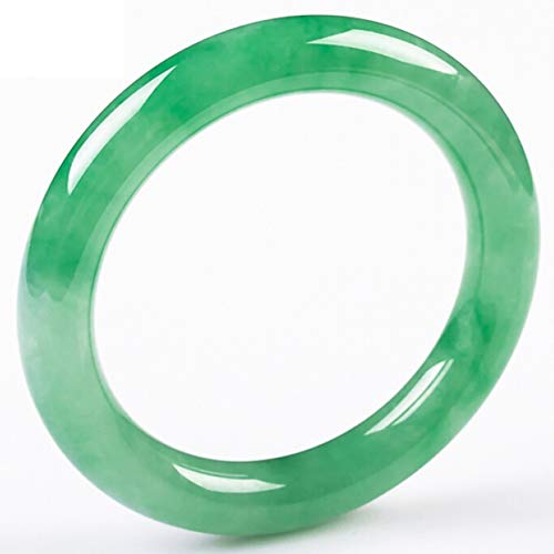Bracelet en Jade Vert Fleur Flottante à Porter au Quotidien pour Femme