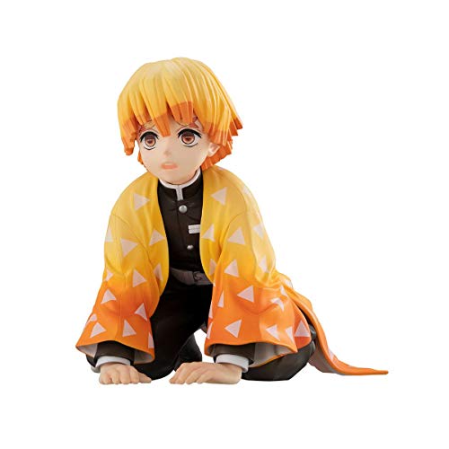 Megahouse G.E.M. Series Demon Slayer Kimetsu No Yaiba Palm Size Zeni-kun Zenitsu Agatsuma 75mm PVC Figure