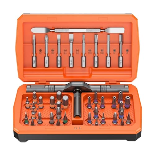 P Prettyia ラチェットドライバーセット 42 In 1 万能ラチェットドライバー修理ツールキット PC 家電 電子機器修理用