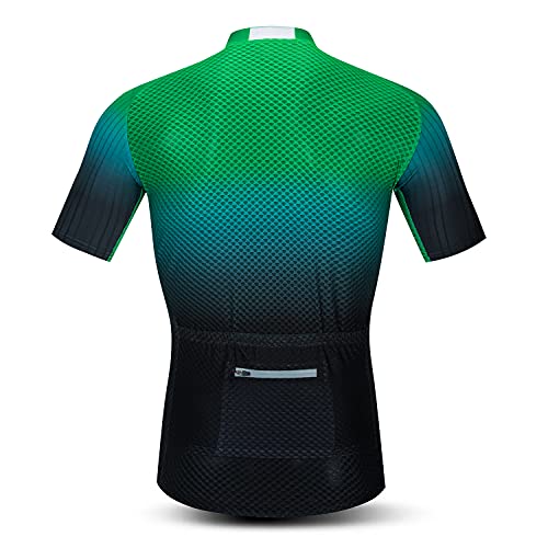 Jpojpo Men's Cycling Jersey Bike Short Sleeve With 4 Rear Pockets Breathable,Quick Dry Shirt Tops S-3Xl #TOP1