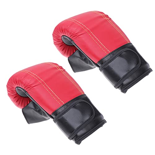 Toddmomy Guantes De Entrenamiento De Artes Marciales Guantelete Bolsa Pesada Guantes De Boxeo Guantes De Entrenamiento De Cuero Guantes De Boxeo De Cuero Niño Equipo De Entrenamiento Adulto