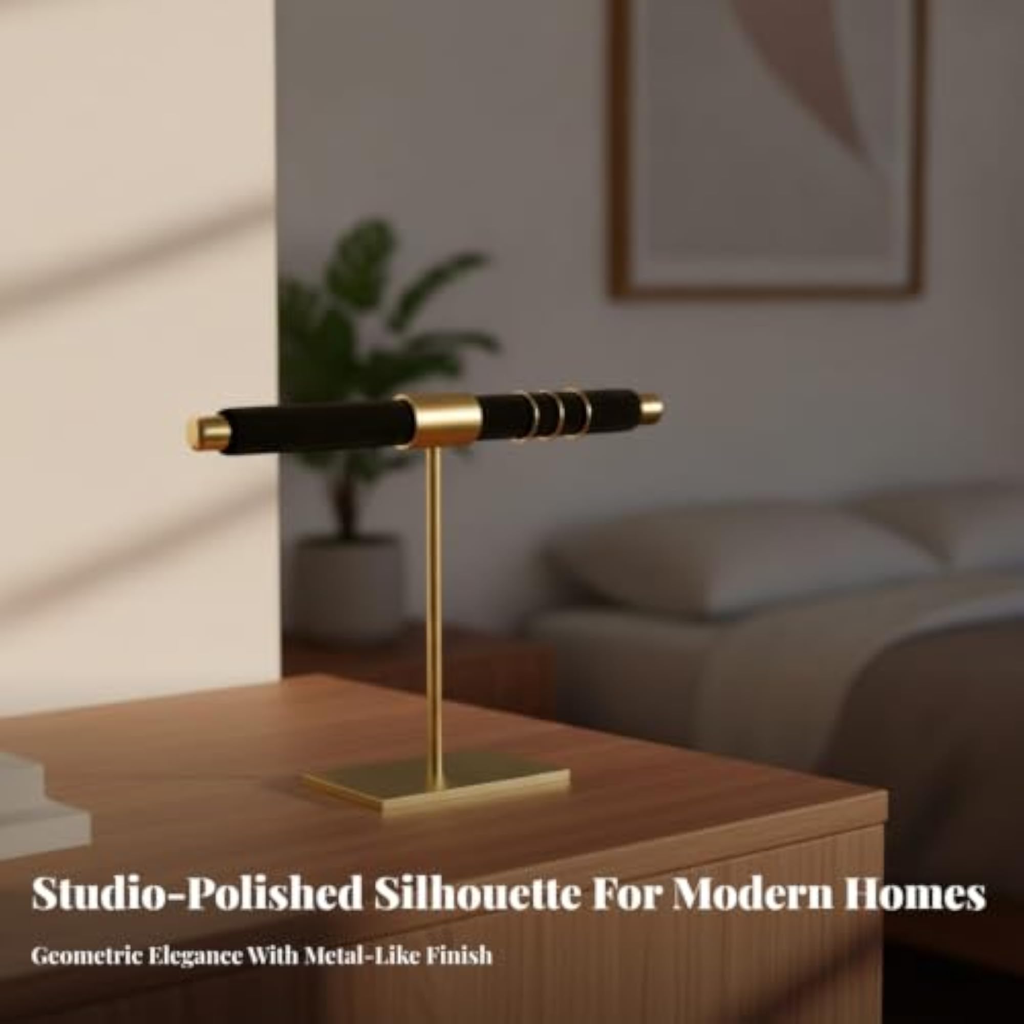 Organized Jewelry Display Stand with Stable Crossbar