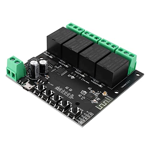 Plomevry 4CH Tuya Switch WiFi Switch Module Wireless Relay Smart Life APP Remote Control Smart for Smart Home Switch