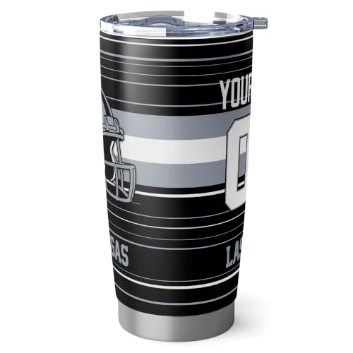 Image of Las Vegas Tumbler 20oz Travel Mug Gifts Custom Name Number