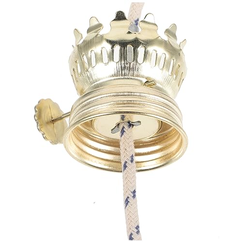 Mèche de brûleur pour lampe à pétrole en tissu tressé durable pour kit rétro
