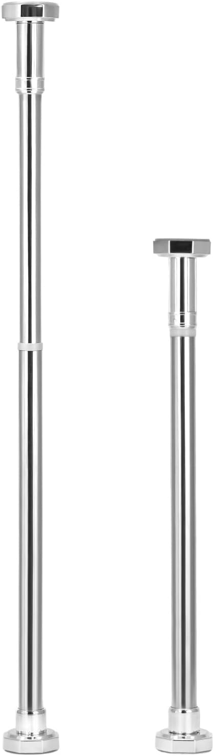 QWORK Undermount Sink Brackets, 2 Pack Adjustable Stainless Steel Undermount Sink Support Legs (19.7-31.5), for Kitchen Sink