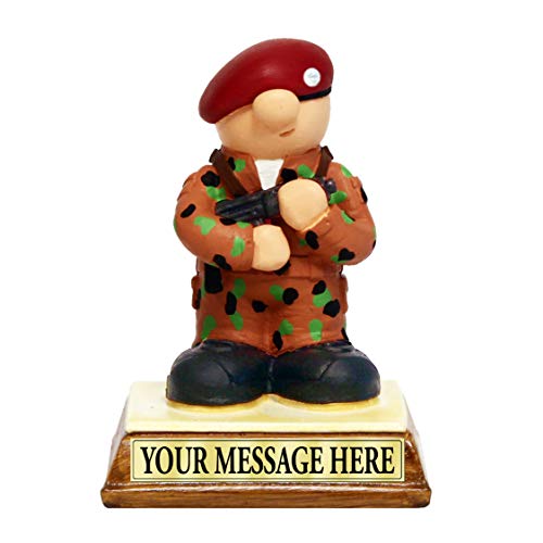 Soldier Gift – Personalized Present for him. Great Army present for men and gift idea. For Dad, Son or Boyfriend. Perfect Passing Out, Graduation, Promotion, Military Birthday, Retirement or Recruit.