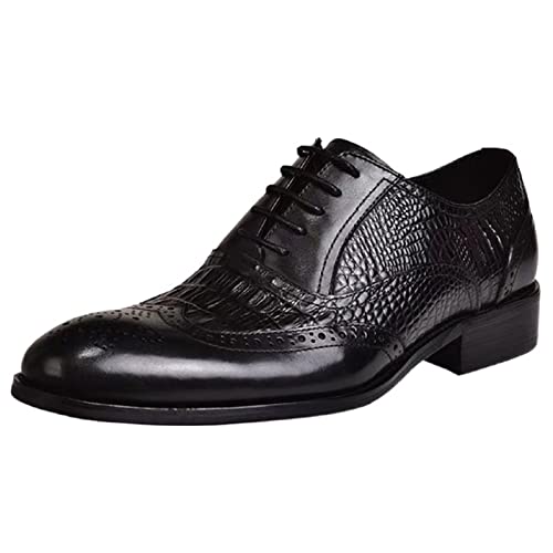 Chaussures de costume homme Oxford café à bout pointu pour mariage