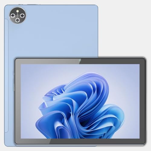 Image of IKALL N19 Tablet, 10.1'' IPS HD Display, Octa-Core Processor, 4GB RAM, 64GB Storage, 6000mAh Battery, Wi-Fi + 4G Volte, Voice Calling, 8MP + 13MP Camera, Android Tablet (Blue)