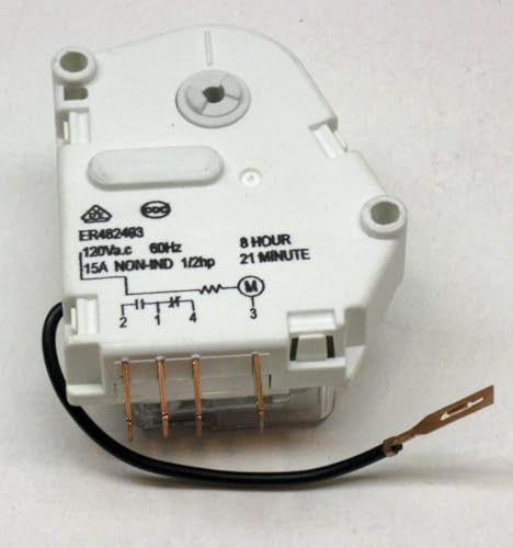 W10822278 Refrigerator Defrost Timer Control for Whirlpool Replace 483212 4339856 945486 1127570 2154912 943428 851160 480561 2188371 1127591 PS376605 AP3110896