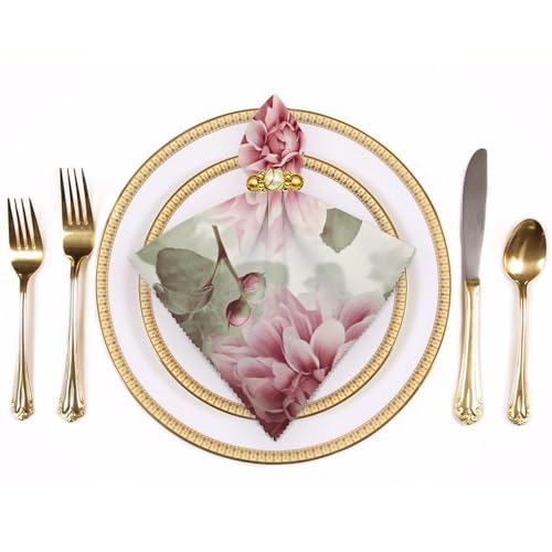 Servilletas de tela lavables: adiós al papel con hermosas flores vintage para tu mesa 4