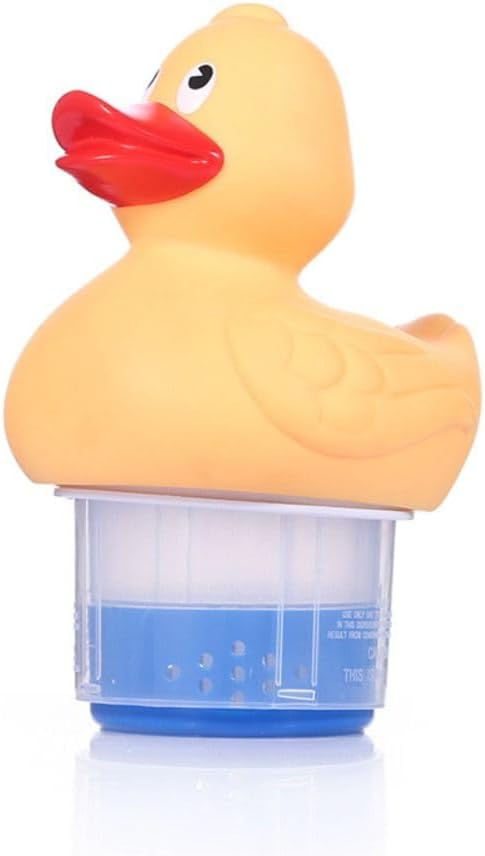 Swimming Pool Dispenser Floating Hot Spring Water Purifier, PVC Flamingo Floating Inflatable Pools Floater(Duck)