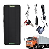 ソーラートリクル充電器 - 車用12v/24v防水ソーラーバッテリー充電器、ワニ口クリップ付きポータブルソーラーバッテリー充電キット |カーバッテリー 充電式カーバッテリー用ソーラー充電キット, JI95TVNNU1DK41V3Y5E