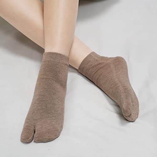 Image of Artfasion Women Flip Flop Socks - Tabi Ankle Sock Colorful Two Toe Finger Running Socks for Womens Girls