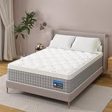 Sleepmax Queen Mattress 14 Inch - Hotel-Collection Hybrid Mattress Pain Relief - Extra Lumbar & Hip Support - Cooling Gel Bed in a Box Spine Alignment - CertiPUR-US, Fiberglass-Free, 365-Night Trial