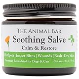 The Animal Bar Bio Beruhigende Salbe für Hunde & Katzen - Lecksichere Erste-Hilfe-Wundpflege & Hautheilung mit Bienenwachs & Ringelblume | Rissige Pfoten, Nasen, Hot Spots, juckende Haut & kleinere