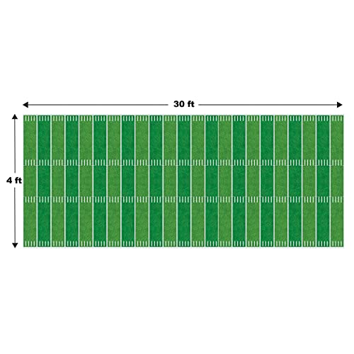 Beistle American Football Field Backdrop, Sports Themed Photo Background for Walls, Game Day Decorations, Tailgating, Birthday Parties, 4' x 30' - image 3