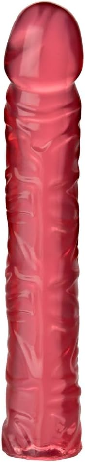Doc Johnson Crystal Jellies - 10 Inch Classic Dong - Pink