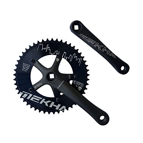 Mekha Metropoli Track Crankset Bcd 130 165Mm Fixed Gear Crank Set 49T #TOP4