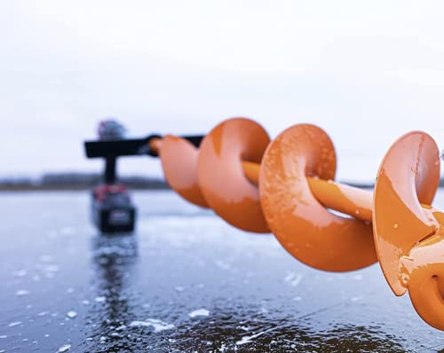 Proyama Ice Auger, Ice Fishing Auger, Auger For Ice Fishing With Driller Adapter And Extra Blade, Folding Handle (6 Inch) #TOP4