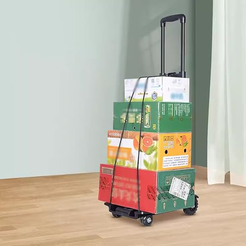 Carretilla plegable ligera con base extensible 52x28x96 cm miniatura 6