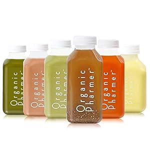 Organic 3-Day Cleanse, 3-Day Anti Inflammatory Juice Cleanse, Vegetarian, Gluten-free, Dairy-free, Soy-free – Alpha Green, Trainer, Happy Gut, Marathon, Flow, Relax – 18 pack (6/day)