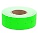 Fluorescent Green Labels with No Tamper Proof Slits to fit Motex® MX5500 Price Guns 16 Pack (Free Ink roll Included)
