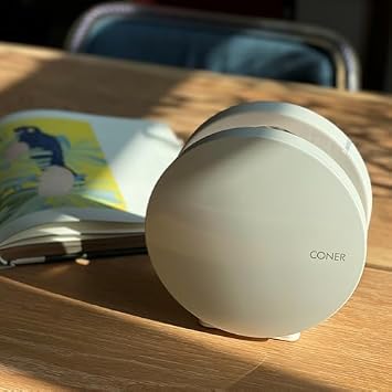 CONER Smart Scent Diffuser - StarterKit(Device+Cartridge) - TomatoLeaves - Wide Coverage - Cordless - Mesh Nebulizing Tech - Fine Perfumery