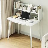 IOTXY Small Writing Desk with Hutch
