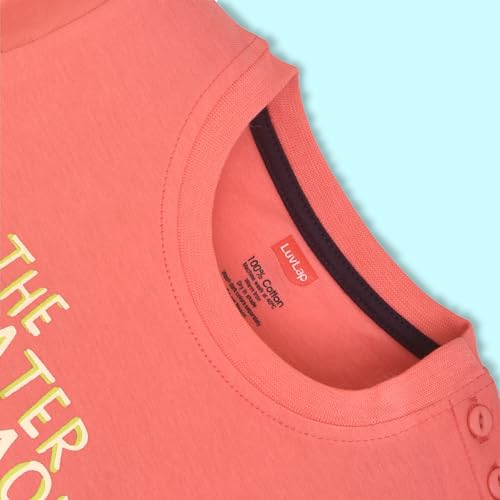 Image of LuvLap Baby Boys Regular Fit 100% Cotton Half Sleeves Boys T-Shirts and & Shorts Set Pack of 3